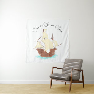 Tenture Fils d'un fils de marin pirate