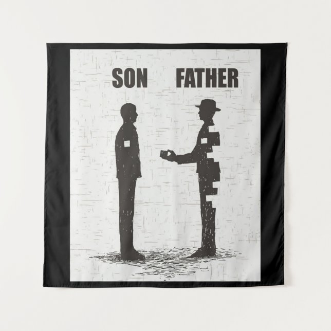 Tenture Fils et père (Devant)