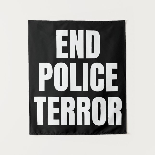 Tenture Fin de la terreur policière (Devant)
