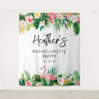 Flamant rose tropical Bachelorette Party Contexte