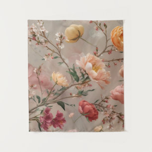 Tenture "Fleur Ethérée : Une Aquarelle Dreamy Design Flora