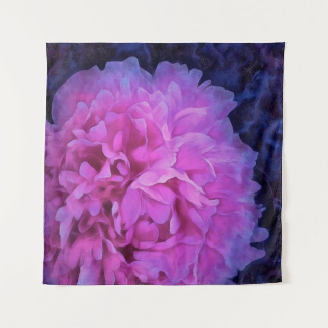 Tenture Fleur rose Lush (Devant (Horizontal))