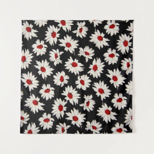 Tenture Fleurs Abstraites, motif d'aquarelle d'art.