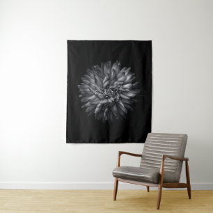 Tenture Fleurs jardins En Noir Et Blanc 20