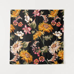 Tenture Fleurs motif beau sans couture. Texture de tissu