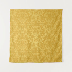 Tenture Floral d'or de luxe : papier peint transparent