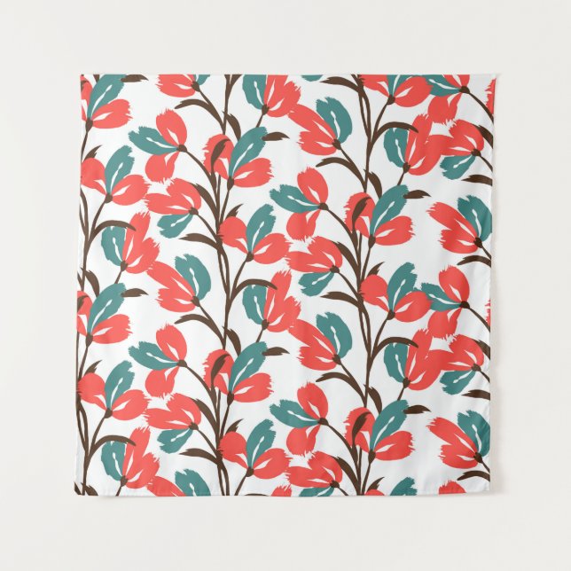 Tenture Floral seamless pattern. Cute floral background. P (Devant)