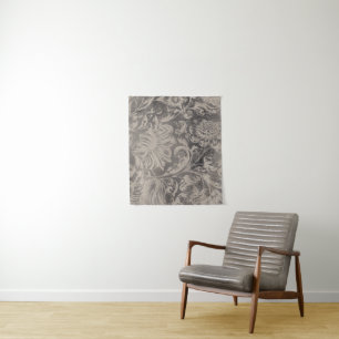 Tenture Floral vieilli