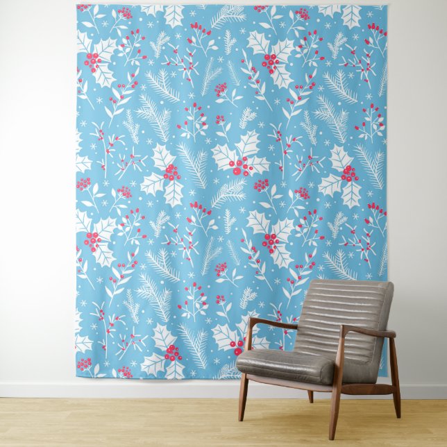 Tenture Flore hivernale 2 (En situation)