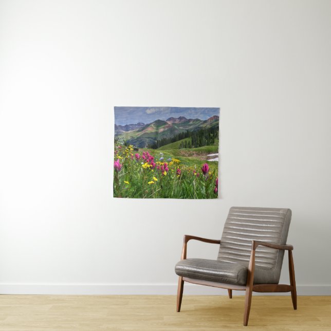 Tenture Flowers (homonymie) | Wildflowers Durango (En situation (horizontale))