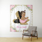 Fond de baby shower pour talons hauts Afro-América