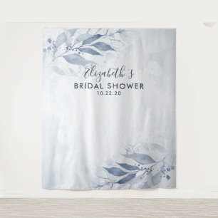 Tenture Fond de cabine photo de mariage avec feuille aquar