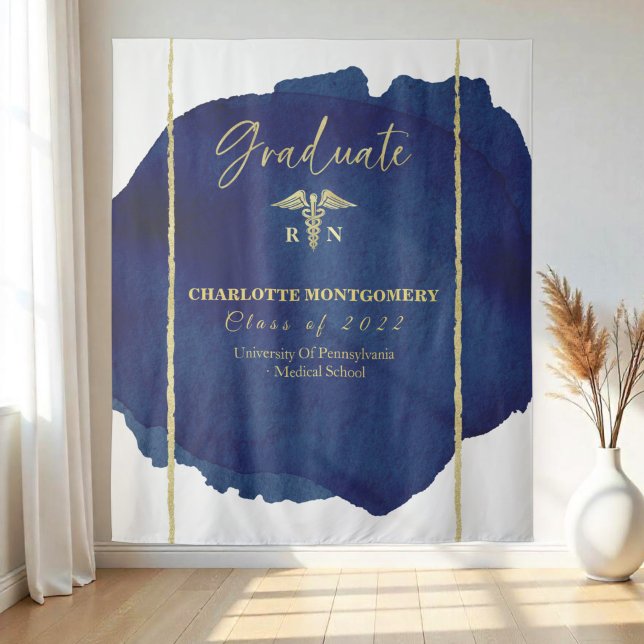 Tenture Fond de cérémonie de remise des diplômes Caducée m (Créateur téléchargé)