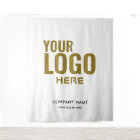 Fond de décor avec logo d'entreprise personnalisé 