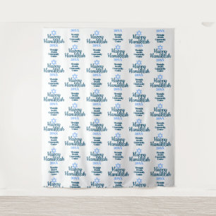 Tenture Fond de décor de fête de Hanukkah joyeuse pour pho