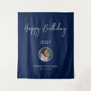 Tenture Fond de décor de fête pour anniversaire Argent et