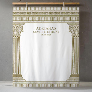 Tenture Fond de décor pour fête d'anniversaire élégante