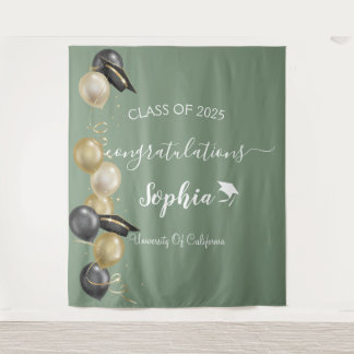 Tenture Fond de décor pour fête de remise de diplômes avec