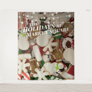 Tenture Fond de Décor pour Photo de Fêtes de Noël
