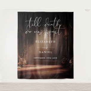 Tenture Fond de décor pour photo de mariage gothique jusqu