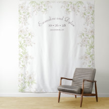 Fond de Décor pour Photos de Mariage Classique Ros