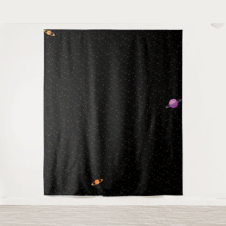 Tenture Fond de Galaxie foncée