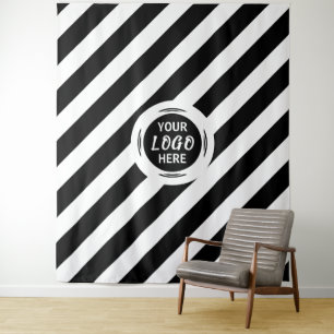 Tenture Fond de logo personnalisé Simple et moderne