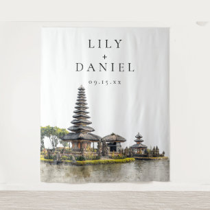 Tenture Fond de mariage à Bali