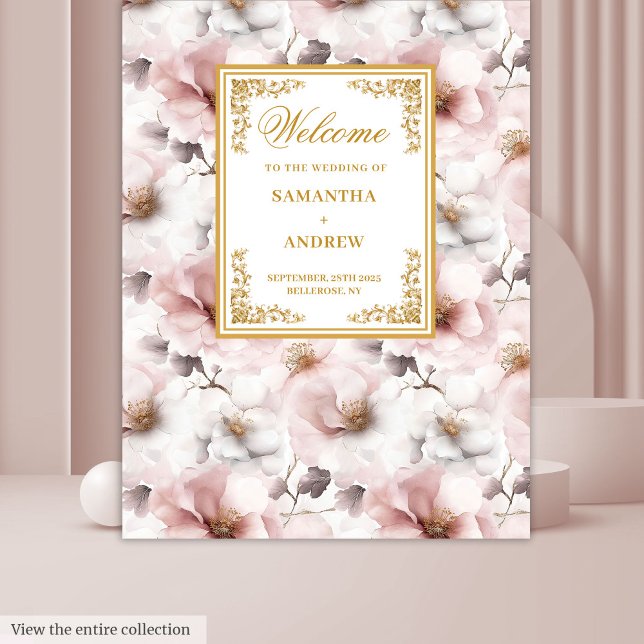 Tenture Fond de mariage doré poussiéreux bohème rose (Bohemian Dusty Pink Gold Wedding Backdrop

)