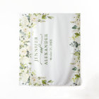 Fond de mariage élégant avec eucalyptus et roses b