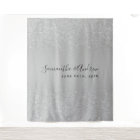 Fond de mariage gris ombré pailleté argent