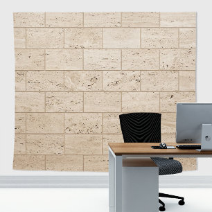 Tenture Fond de mur en blocs de pierre de travertin minima