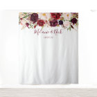 Fond de photo de mariage de verdure florale Marsal