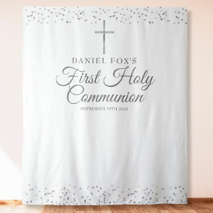 Tenture Fond de photo de première communion solennelle arg