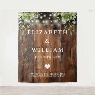 Tenture Fond de photographie avec guirlande lumineuse en b