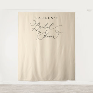 Tenture Fond de photographie pour douche de mariée beige C