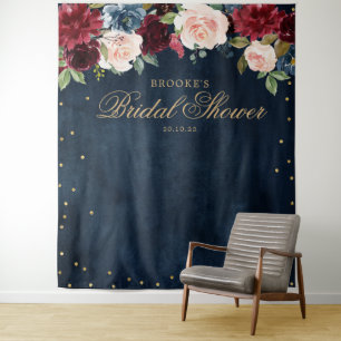 Tenture Fond de photographie pour mariage floral rose Bour