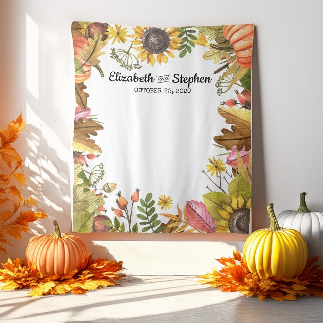 Tenture Fond de photomaton de mariage aux feuilles de citr (Créateur téléchargé)