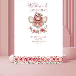 Tenture Fond de scène pour 5ème anniversaire Fée Florale F