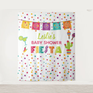 Tenture Fond de scène pour Baby Shower Fiesta - BL