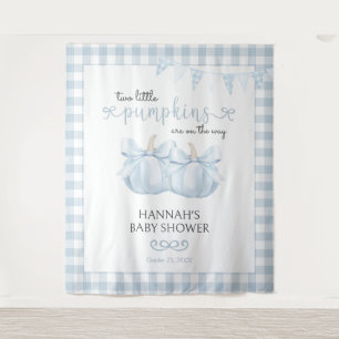 Tenture Fond de scène pour Baby Shower Jumeaux Petit Citro