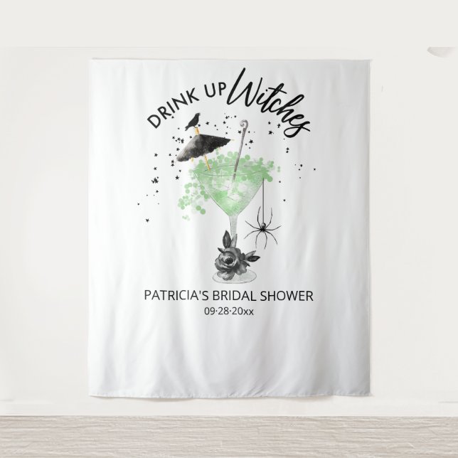 Tenture Fond de scène pour fête de fiançailles des sorcièr (Devant)