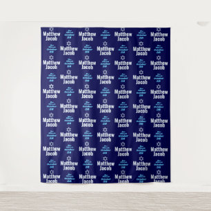 Tenture Fond de scène répétitif pour étape de Bar Mitzvah