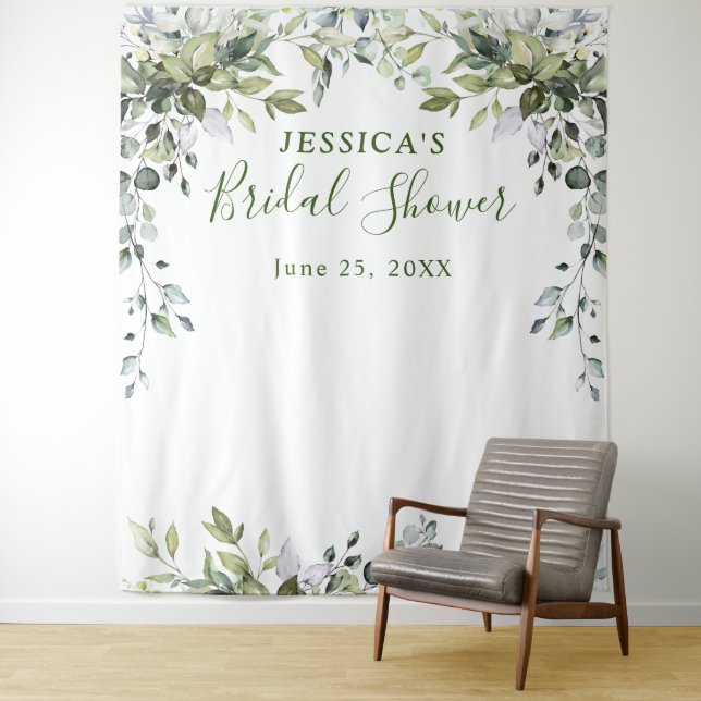 Tenture Fond de stand photo chic pour Baby Shower sur le t (En situation)