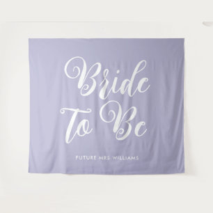 Tenture Fond de toile de douche de mariage minimaliste pou