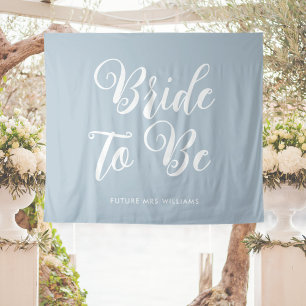 Tenture Fond de toile de douche de mariée minimaliste