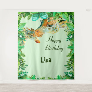 Tenture Fond de toile de fond d'anniversaire de maman et b