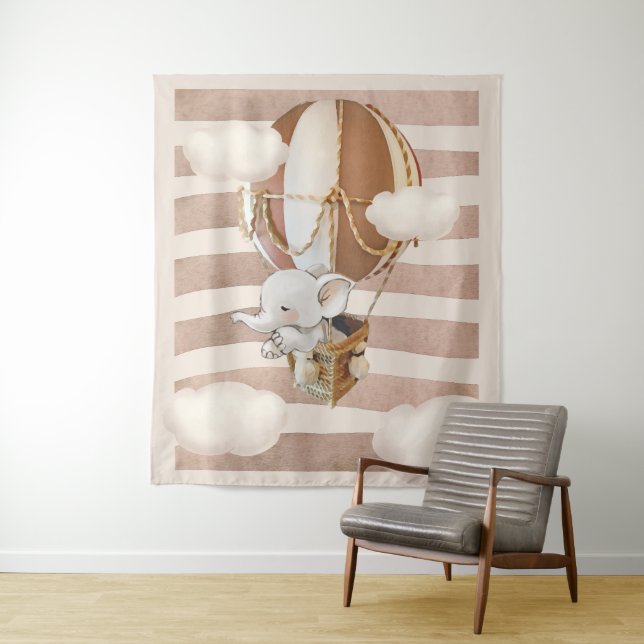 Tenture Fond de toile de fond de douche virtuelle neutre B (En situation)