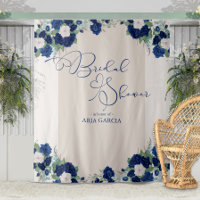 Fond de toile de fond de mariage floral bleu Rose