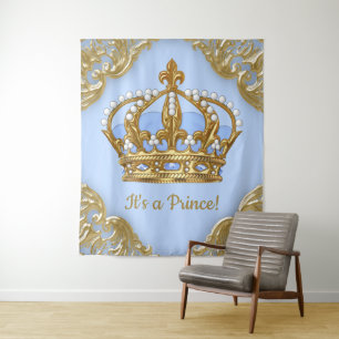 Tenture Fond de toile de fond pour Baby Shower Baby Blue G
